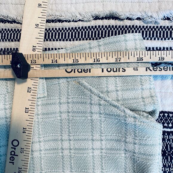 Vintage 70s SEARS Shorts Mens Size 36 PermaPrest Polyester Leisure Golf Green - Picture 3 of 7